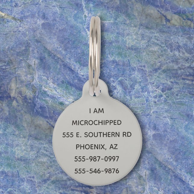 Monogramm des Tierdogs für die Katze Haustiermarke (Von Creator hochgeladen)