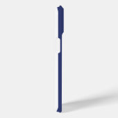 Monogramm des traditionellen dunkelblauen und weiß Case-Mate iPhone hülle (Rückseite / Rechts)