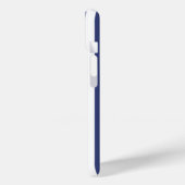 Monogramm des traditionellen dunkelblauen und weiß Case-Mate iPhone hülle (Rückseite / Links)