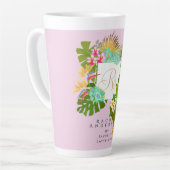 Monogramm des tropischen Gartens Milchtasse (Linke Ecke)