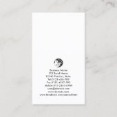 Monogramm des Videographen Visuell Arts Visitenkarte (Rückseite)