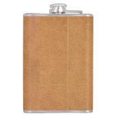 Monogramm des Vintagen Westerns Flachmann (Rückseite)