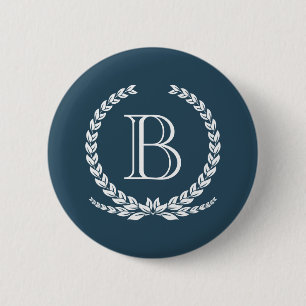 Monogramm-Design Button
