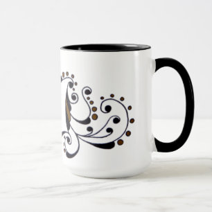Monogramm Design fügen Sie Ihren Initial/Namen/etc Tasse