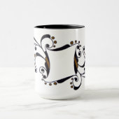 Monogramm Design fügen Sie Ihren Initial/Namen/etc Tasse (Zentrum)