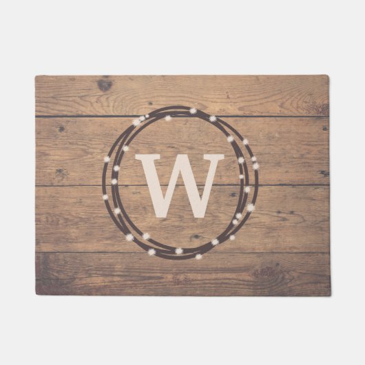 Monogramm-Design Fußmatte (Vorderseite)