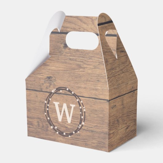 Monogramm-Design Geschenkschachtel (Rückseite)