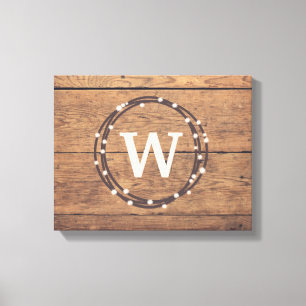 Monogramm-Design Leinwanddruck