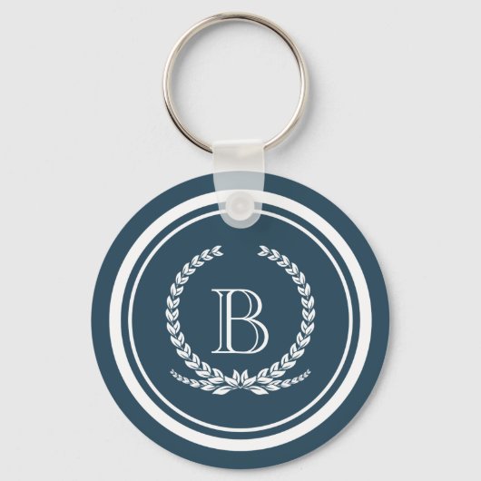 Monogramm-Design Schlüsselanhänger (Vorderseite)