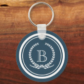 Monogramm-Design Schlüsselanhänger (Vorderseite)