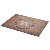 Monogramm-Design Schneidebrett (Ecke)