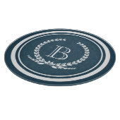 Monogramm-Design Schneidebrett (Ecke)