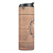 Monogramm-Design Thermosbecher (Nach links gedreht)