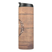 Monogramm-Design Thermosbecher (Nach rechts gedreht)