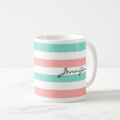 Monogramm-Designer-Kaffeetasse Kaffeetasse (VorderseiteRechts)