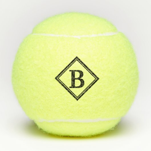 Monogramm DF-Serif Tennisbälle (Vorderseite)
