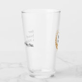 Monogramm "Die Bedeutung des Biers" Glas (Links)