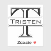 Monogramm Die Custom Personalisiert schneiden Aufkleber (Blatt)