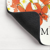 Monogramm | die Pflaume von Patty Mousepad (Ecke)