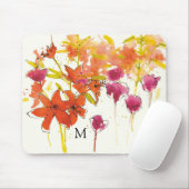 Monogramm | die Pflaume von Patty Mousepad (Mit Mouse)