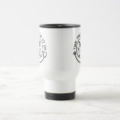 Monogramm Doctor ist in Travel Mug Reisebecher (Mittel)