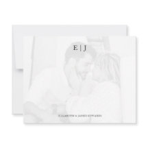 Monogramm-Doppelinitialen im Foto