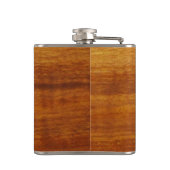 Monogramm ~ Druckholzstruktur Flachmann (Rückseite)