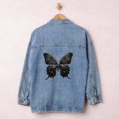 Monogramm dunkle Butterfly-Jeansjacke  Jeansjacke (Hangar)