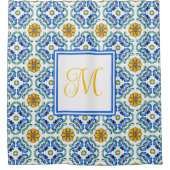 Monogramm Duschvorhang (Vorderseite)