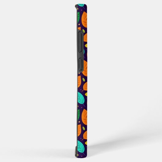 Monogramm dynamische Herbstleaves Samsung Galaxy Hülle (Rechte Seite)