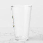 Monogramm E - 16 oz Glas (Links)