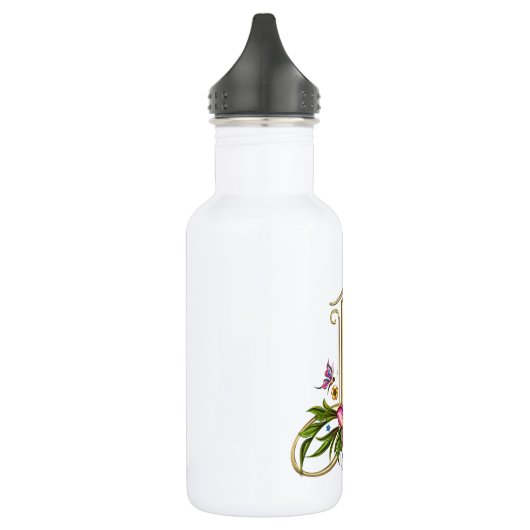 Monogramm E 32 oz PBA FREE Edelstahlflasche (Links)