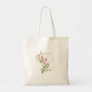 Monogramm E Blumengeschenk Hochzeitsgeschenk Braut Tragetasche
