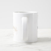 Monogramm "E" Jumbo-Tasse-Suppeneis Jumbo-Tasse (Rückseite)