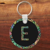 Monogramm E Schlüsselanhänger (Vorderseite)