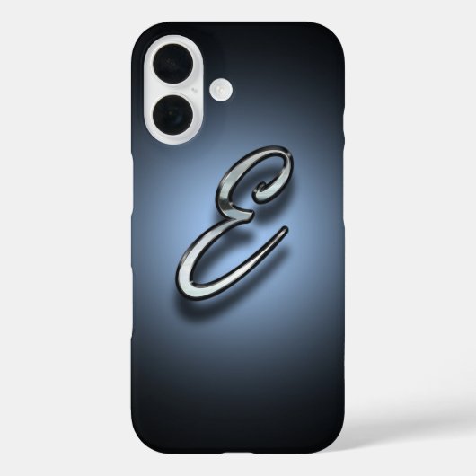 Monogramm E Spotlight Hintergrund Case-Mate iPhone Hülle (Rückseite)