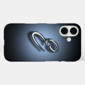 Monogramm E Spotlight Hintergrund Case-Mate iPhone Hülle (Rückseite (Horizontal))