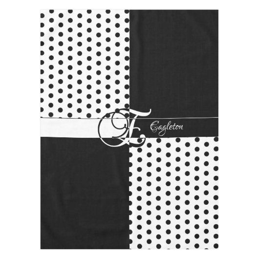Monogramm E Tischdecke (Vorderseite)