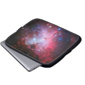 Monogramm - Eagle-Nebelfleck, Säulen der Schaffung Laptopschutzhülle (Vorne Knopf)