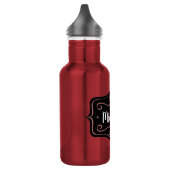 Monogramm Edelstahlflasche (Links)