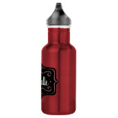 Monogramm Edelstahlflasche (Rechts)