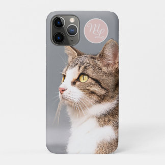Monogramm eigenes Katzenfoto Case-Mate iPhone Hülle