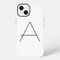 Monogramm Eigenname Initiale Modern Schlicht Minim