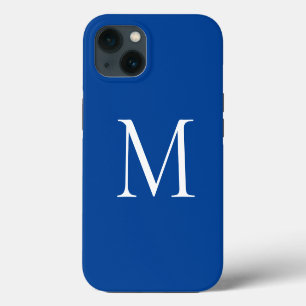 Monogramm Eigenname Initiale Modern Schlicht Minim iPhone 13 Hülle