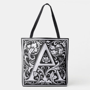 Monogramm eine umschaltbare B&W Taschen-Tasche Tasche