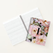 Monogramm eines benutzerdefinierten Anfangsbuchsta Notizblock (Innenseite)