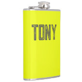 Monogramm eines Individuellen Namens mit festem Ne Flachmann (Rechts)