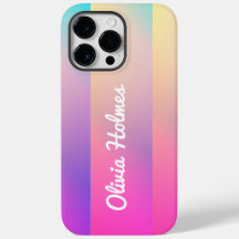 Monogramm eines modernen rosa Farbblocknamens