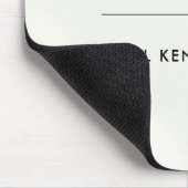 Monogramm Einfach Elegant Minimalistisch Klassisch Mousepad (Ecke)
