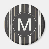 Monogramm | Einfache Zeichen Schritt zwei Magnet (Vorne)